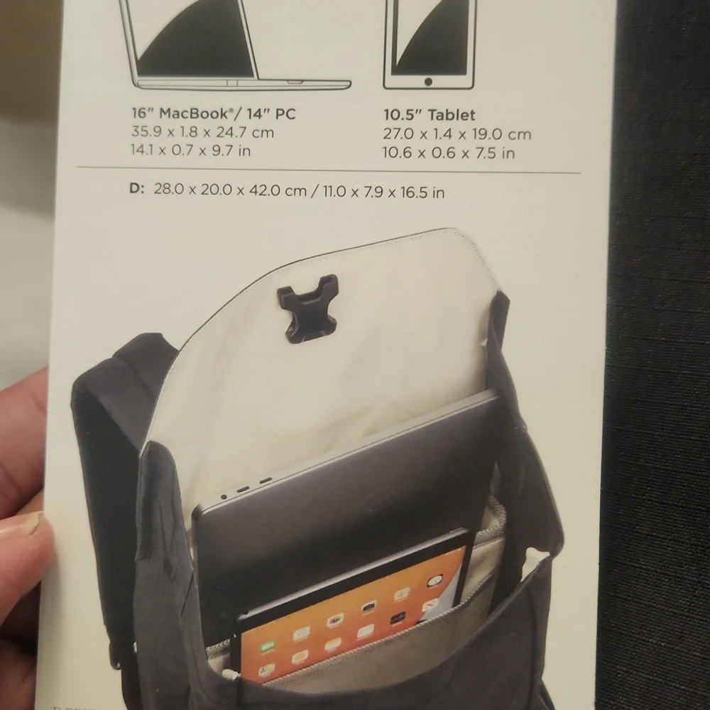 Thule black rolltop
